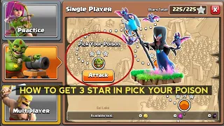 Pick your poison coc clash of clans 3 stars  very easily How to get 3 star gameplay