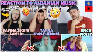 Reaction to ALBANIAN QUEENS: Tayna ft. Don Phenom vs. Lumi B x Dafina Zeqiri vs. Enca ft. Noizy