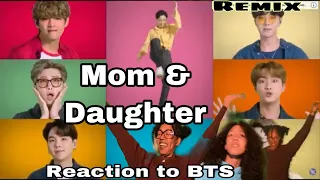 BTS, Jimmy Fallon and The Roots Sing Dynamite  REMIX//Mom & Daughter REACT!