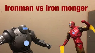 Ironman vs iron monger (stop motion)