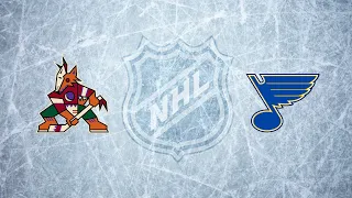 NHL St. Louis Blues vs Arizona Coyotes / Oct.18, 2021/Goals only