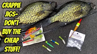 CRAPPIE JIGS- DON'T BUY THE CHEAP STUFF!- New full length episode.