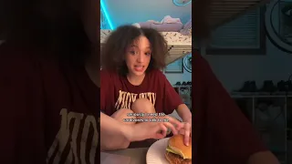 VEGAN TRIES MEAT FOR THE FIRST TIME IN 4 YEARS 🫣#vegan