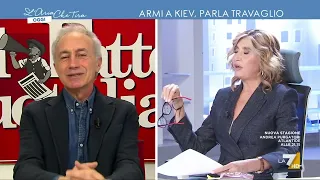 'Scemi di guerra', Marco Travaglio: "Non sono quelli che mentono sulla guerra ma quelli che ...