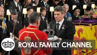 Historic Moment Queen's Crown is Removed for Final Time