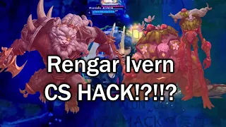 RENGAR IVERN DOINB RYZE HACK 英雄联盟 400 CS 24 MIN