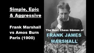 Frank James Marshall vs Amos Burn - Paris (1900) #19