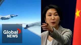 China accuses Canada's military plane of violating its sovereignty before "dangerous" intercept