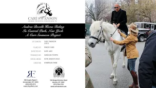 Andrea Bocelli Horse Riding in Central Park, New York - A Cari Swanson Production: March 2023.