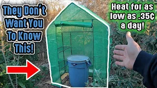 They Don't Want You To Know About This Low Cost Walk In Heated Greenhouse With Built In Shelves!