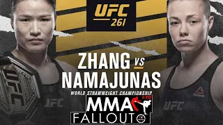 UFC 261 ZHANG VS NAMAJUNAS RECAP | MMA Fallout Ep 212