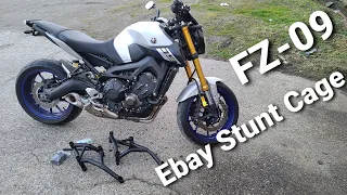 eBay Front Stunt Cage Bars for the FZ-09