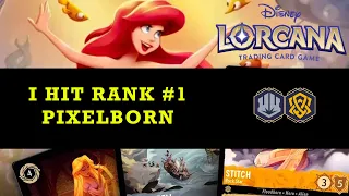 Hitting Rank #1 in Disney Lorcana l 🟡⚪ VERSUS 🔴🟣 | Hardcore Pixelborn