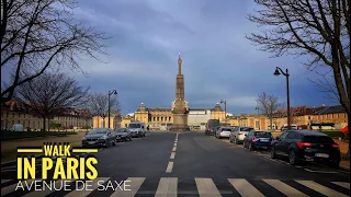 🇫🇷 WALK IN PARIS (AVENUE DE SAXE) 25/01/2021 PARIS 4K 60FPS