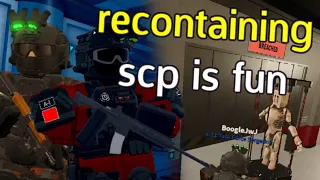 Recontaining SCP's To Protect The Foundation in SCP Roblox!