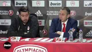 Live Press Conference Olympiacos BC - CSKA Moscow