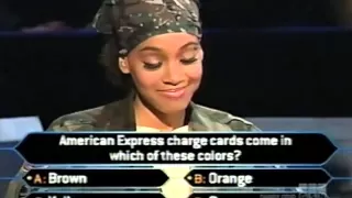 Lisa "Left Eye" Lopes on Who Wants to be a Millionaire Top of the Charts edition (music edition)