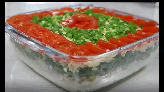 Новый Салат "Дискавери" !!! Волшебно вкусный и красивый