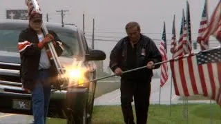 Traveling hundreds of miles to give a final salute: CBSN Special