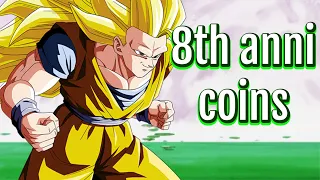 WHAT TO BUY WITH 8 ANNIVERSARY COINS. (dokkan battle)