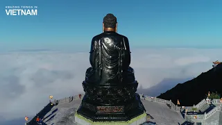The statue of Amitabha Buddha, the highest bronze statue in Vietnam