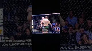 Frankie Edgar gets front kicked KO