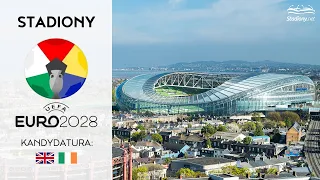 Stadiony Euro 2028: Kandydatura Wielkiej Brytanii i Irlandii