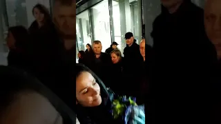 Natalia Oreiro with fans - Arrival to Perm - 11.4.2019