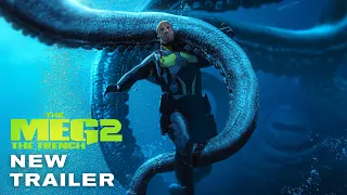 THE MEG 2: THE TRENCH – NEW TRAILER 'Kraken Chokes Jonas' (2023) Warner Bros Movie
