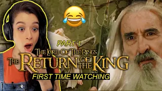 FIRST TIME WATCHING LORD OF THE RINGS: THE RETURN OF THE KING 1/4 Commentary, Reaction & Review