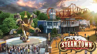 Six Flags America Reveals All the Details on SteamTown, the Park’s Newly Transformed Realm!