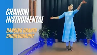 Chandni Music Instrumental || Sridevi || Dance Cover by Srishti Badola ||Dancing Granth Choreography