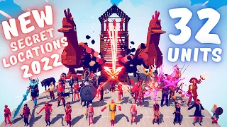 ALL 32 NEW HIDDEN UNITS SECRET LOCATIONS - Totally Accurate Battle Simulator TABS