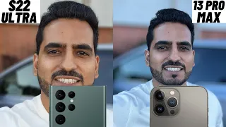 Samsung S22 Ultra vs iPhone 13 Pro Max Camera Test! Crazy Results