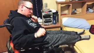 Cerebral Palsy transfer chair to bed