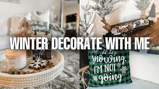 NEW COZY WINTER DECORATE WITH ME / DECORATING AFTER CHRISTMAS / COZY WINTER DECOR