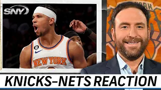 Ian Begley on the Knicks' win over the Nets, solid performances by Jalen Brunson and Josh Hart | SNY