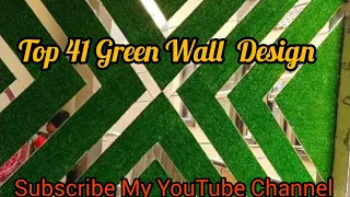 Top 41 Designing Stylish Artificial Grass Wall Ideas | Interior Wall Tile And Green Grass Design