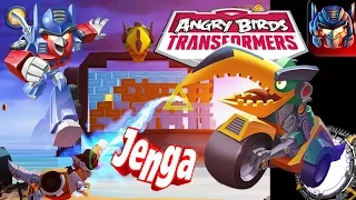 Angry Birds Transformers JENGA GRIMLOCK Unlocked!