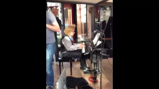 Kirill Pokrovsky warming up for his live concert