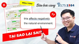 Sửa bài IELTS Writing - Ep.02: Tại sao gia tăng sản xuất lại gây ô nhiễm môi trường?