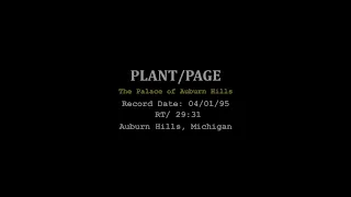 Jimmy Page and Robert Plant - 1995 April 1 - Palace of Auburn Hills - Auburn Hills, MI [SBD&Aud mix]