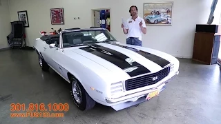 1969 Chevrolet Camaro SS396 L89for sale with test drive, driving sounds, and walk through video