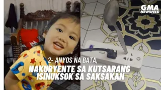 2-anyos na bata, nakuryente sa kutsarang isinuksok sa saksakan | GMA News Feed