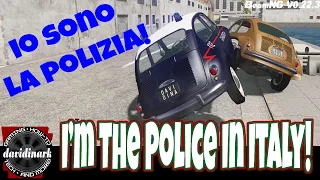 BeamNG Drive - Being the Police in Italy! Busting the Bad Guys! BeamNG Police Chase
