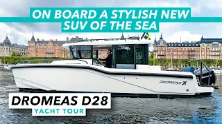 On board a stylish new SUV of the Sea | Dromeas Yacht D28 SUV and WA tour | Motor Boat & Yachting