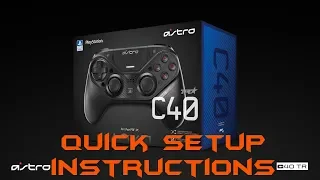 Astro controller C40 TR Quick setup and button mapping