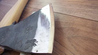 Заточка сокири до бриття. How To Sharpen an Axe.