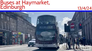 Buses at Haymarket, Edinburgh - Bus Vlog 13/4/24
