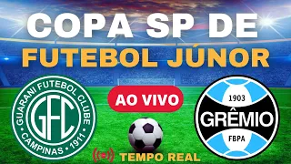 GUARANI X GRÊMIO AO VIVO | COPA SP DE FUTEBOL JÚNIOR 2023